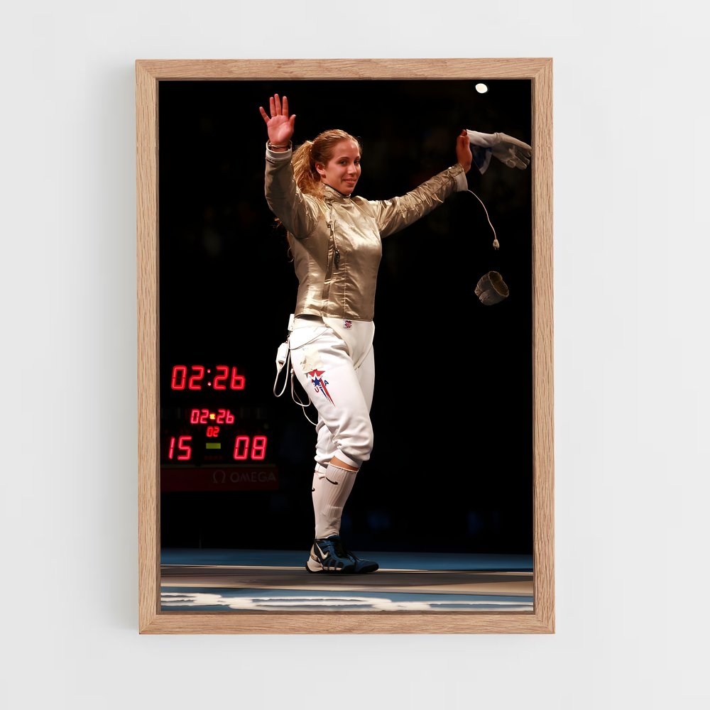 Poster Mariel zagunis – affiche Escrime (vue 4)